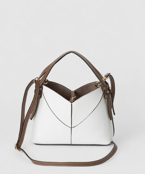 allureville（アルアバイル）の「ダブルハンドルバッグ（ショルダーバッグ・レディース・キャメル/ライトブルー/ホワイト系その他・FREE）」の14枚目の写真