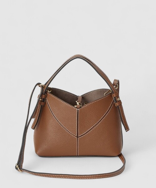 allureville（アルアバイル）の「ダブルハンドルバッグ（ショルダーバッグ・レディース・キャメル/ライトブルー/ホワイト系その他・FREE）」の18枚目の写真