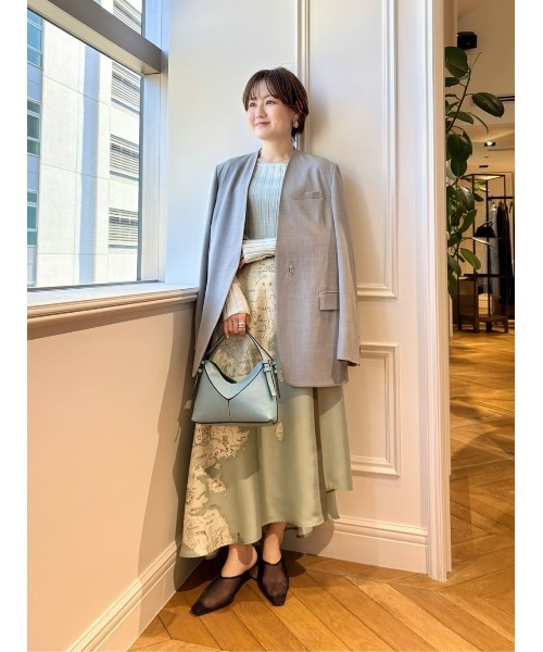 allureville（アルアバイル）の「ダブルハンドルバッグ（ショルダーバッグ・レディース・キャメル/ライトブルー/ホワイト系その他・FREE）」の15枚目の写真