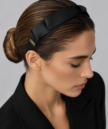 Lyvi（ライビィ）の「Fold Line Ribbon Headband /  カチューシャ（カチューシャ）」