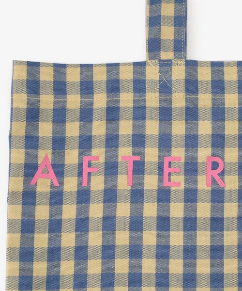 Afternoon Tea(アフタヌーンティー)の「ギンガムチェックトートバッグM(トートバッグ・レディース・ブルー・ONE SIZE)」の5枚目の写真