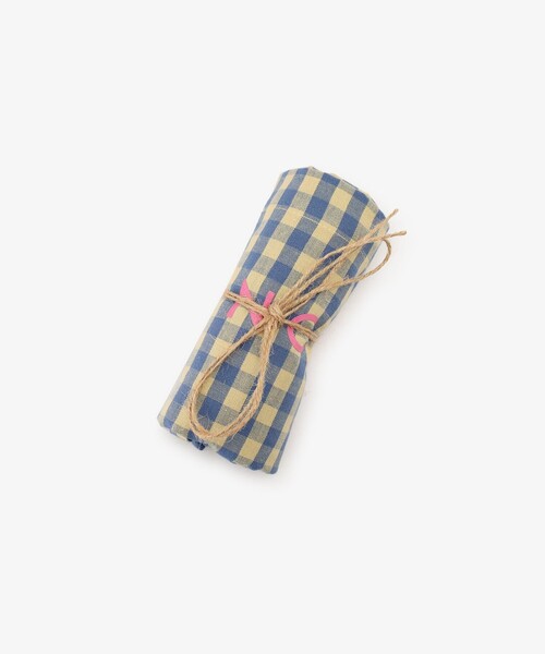 Afternoon Tea(アフタヌーンティー)の「ギンガムチェックトートバッグM(トートバッグ・レディース・ブルー・ONE SIZE)」の6枚目の写真