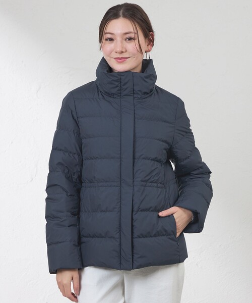 amaca(アマカ)の「タフタダウン(ダウンジャケット/コート・レディース・ネイビー・40/38)」の2枚目の写真