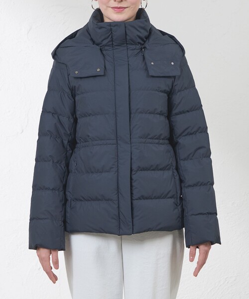 amaca(アマカ)の「タフタダウン(ダウンジャケット/コート・レディース・ネイビー・40/38)」の4枚目の写真