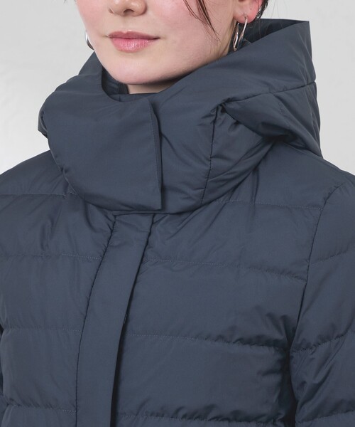 amaca(アマカ)の「タフタダウン(ダウンジャケット/コート・レディース・ネイビー・40/38)」の7枚目の写真