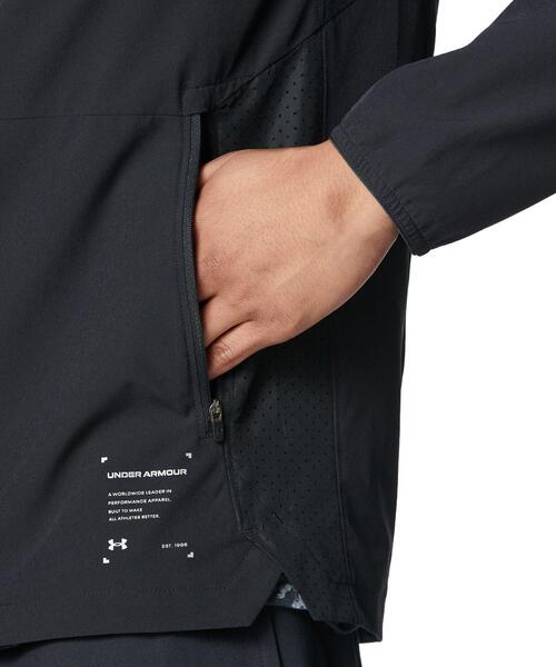 UNDER ARMOUR(アンダーアーマー)の「UAライトウエイト ウーブン ジャケット(トレーニング/メンズ)(その他アウター・メンズ・ブラック・L/M/S/XL/2XL)」の6枚目の写真