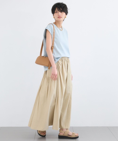 BARNYARDSTORM（バンヤードストーム）の「BARNYARDSTORM / ADD CULUMN(アドカラム)別注 / FIGRE BODYBAG S（ショルダーバッグ・レディース・ピンク/ライトブラウン/ブラック・FREE）」の4枚目の写真