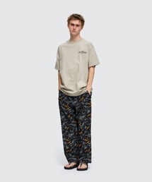 エラスティックナイロンプリントラックスパンツ│ELASTIC NYLON PRINT LAX PANTS