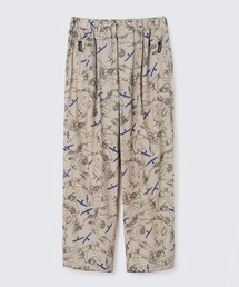 エラスティックナイロンプリントラックスパンツ│ELASTIC NYLON PRINT LAX PANTS