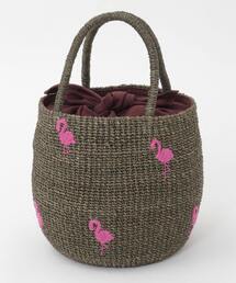 Tiara | 【BAGMATI/バグマティ】フラミンゴかごバッグ（BBK26-SS12）(かごバッグ)