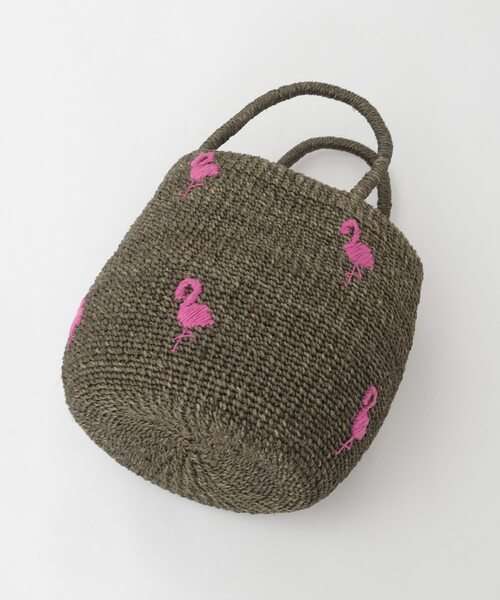 Tiara（ティアラ）の「【BAGMATI/バグマティ】フラミンゴかごバッグ（BBK26-SS12）（かごバッグ・レディース・ブラウン/ブラック・FREE）」の5枚目の写真