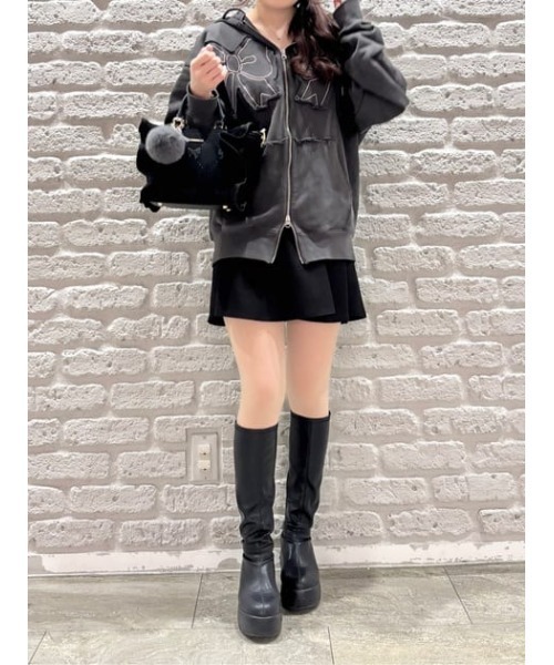 SAMANTHAVEGA(サマンサベガ)の「リボンフリルハンドバッグ(ハンドバッグ・レディース・ホワイト/ブラック・FREE)」の20枚目の写真