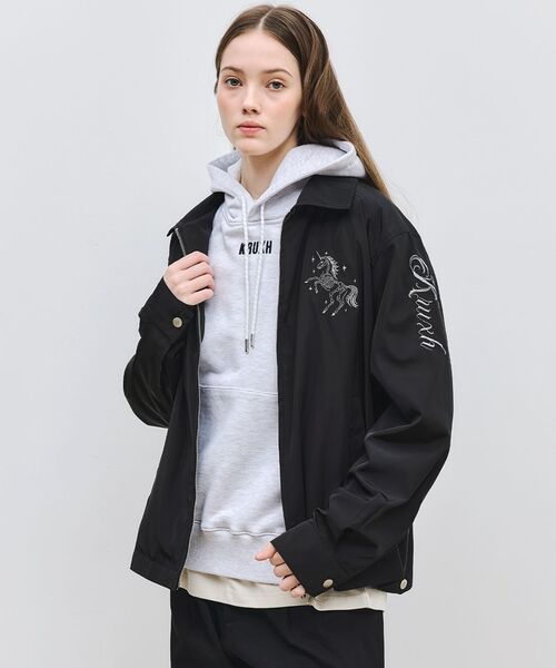 KRUXH（クルクス）の「ユニコーン刺繍スカジャン（ブラック）（ブルゾン・レディース・その他・1/2）」の11枚目の写真