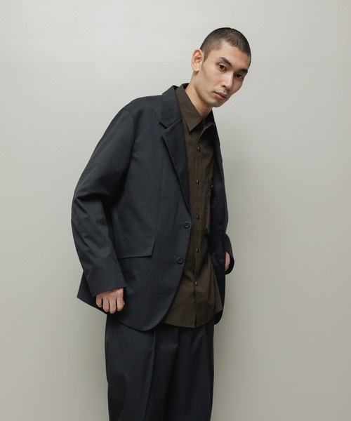 bal（バル）の「CORDURA / COMBAT WOOL TAILOARD JACKET（テーラードジャケット・メンズ・ブラック/ダークブラウン/ダークグレー・3/2/1）」の8枚目の写真