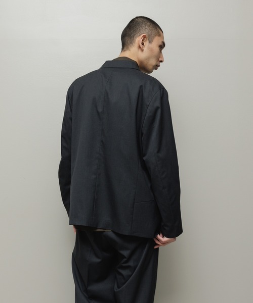 bal（バル）の「CORDURA / COMBAT WOOL TAILOARD JACKET（テーラードジャケット・メンズ・ブラック/ダークブラウン/ダークグレー・3/2/1）」の9枚目の写真