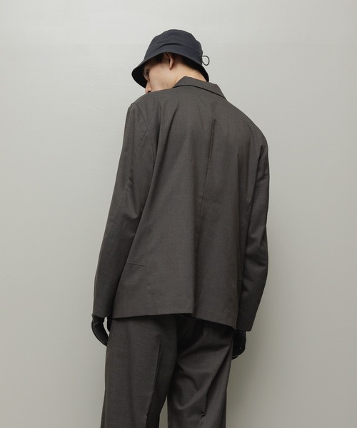 bal（バル）の「CORDURA / COMBAT WOOL TAILOARD JACKET（テーラードジャケット・メンズ・ブラック/ダークブラウン/ダークグレー・3/2/1）」の11枚目の写真