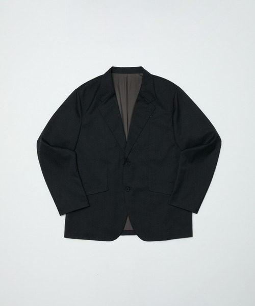 bal（バル）の「CORDURA / COMBAT WOOL TAILOARD JACKET（テーラードジャケット・メンズ・ブラック/ダークブラウン/ダークグレー・3/2/1）」の16枚目の写真