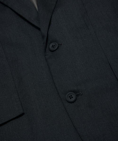 bal（バル）の「CORDURA / COMBAT WOOL TAILOARD JACKET（テーラードジャケット・メンズ・ブラック/ダークブラウン/ダークグレー・3/2/1）」の19枚目の写真