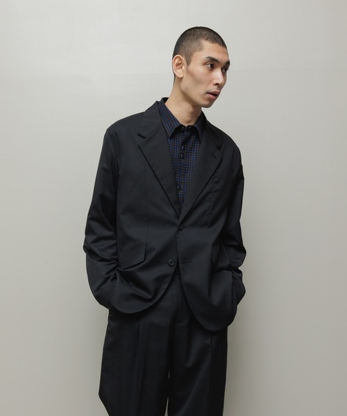 bal（バル）の「CORDURA / COMBAT WOOL TAILOARD JACKET（テーラードジャケット・メンズ・ブラック/ダークブラウン/ダークグレー・3/2/1）」の5枚目の写真