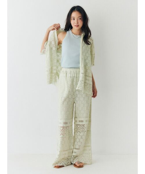 Ungrid（アングリッド）の「アメスリテレコタンクトップ（タンクトップ・レディース・レッド/ブルー/チャコールグレー/オフホワイト・FREE）」の14枚目の写真