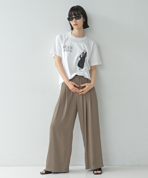 GALLEST(ギャレスト)の「イージータックスラックス【再入荷/ウォッシャブル】(その他パンツ・レディース・ベージュ/ブラック/ブラウン系/ブラウン系6・36/38/40)」の13枚目の写真