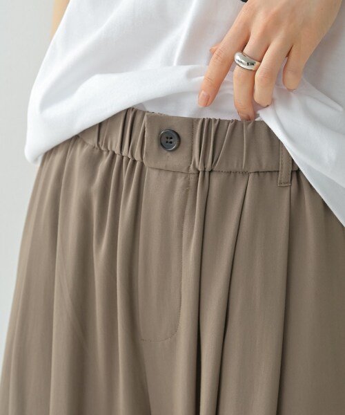 GALLEST(ギャレスト)の「イージータックスラックス【再入荷/ウォッシャブル】(その他パンツ・レディース・ベージュ/ブラック/ブラウン系/ブラウン系6・36/38/40)」の7枚目の写真