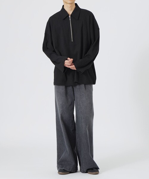 LOVELESS（ラブレス）の「2タックフェードバギーデニム（デニムパンツ・メンズ・ネイビー/ブラック・M/S/L）」の18枚目の写真