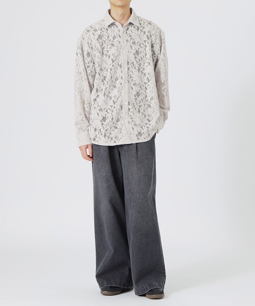 LOVELESS（ラブレス）の「2タックフェードバギーデニム（デニムパンツ・メンズ・ネイビー/ブラック・M/S/L）」の17枚目の写真