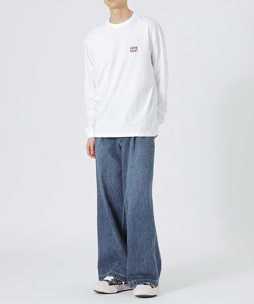 LOVELESS（ラブレス）の「2タックフェードバギーデニム（デニムパンツ・メンズ・ネイビー/ブラック・M/S/L）」の14枚目の写真