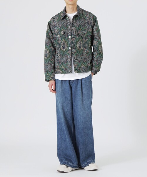 LOVELESS（ラブレス）の「2タックフェードバギーデニム（デニムパンツ・メンズ・ネイビー/ブラック・M/S/L）」の12枚目の写真