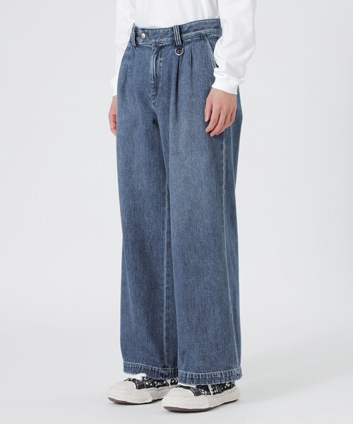 LOVELESS（ラブレス）の「2タックフェードバギーデニム（デニムパンツ・メンズ・ネイビー/ブラック・M/S/L）」の8枚目の写真