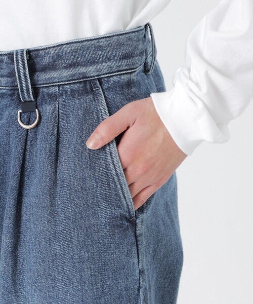 LOVELESS（ラブレス）の「2タックフェードバギーデニム（デニムパンツ・メンズ・ネイビー/ブラック・M/S/L）」の6枚目の写真