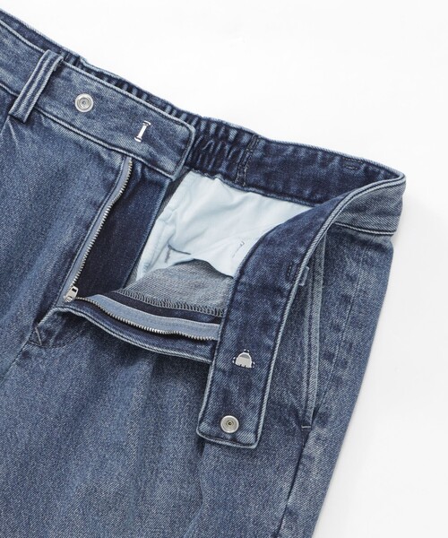 LOVELESS（ラブレス）の「2タックフェードバギーデニム（デニムパンツ・メンズ・ネイビー/ブラック・M/S/L）」の5枚目の写真