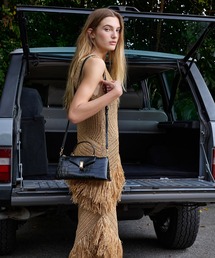 CHARLES & KEITH | Lilibet リリベット クロックエフェクト イロンゲイティッド トップハンドルバッグ(ハンドバッグ)