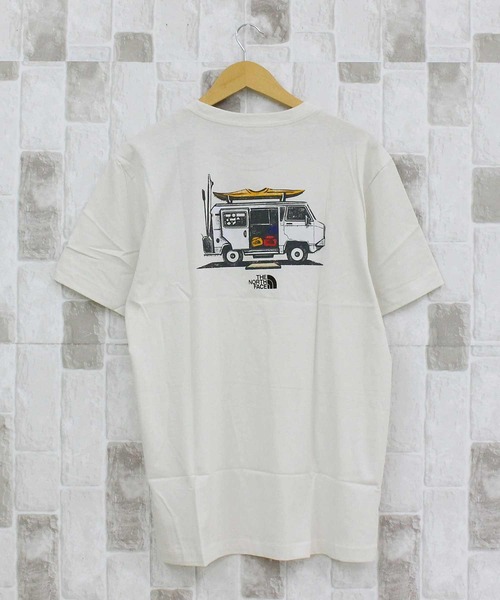 THE NORTH FACE(ザノースフェイス)の「エボリューション グラフィック バックプリント 半袖Tシャツ M EVOLUTION SHORT SLEEVE TEE- GRAPHIC(Tシャツ/カットソー・メンズ・ブラック/ホワイト系・XL/L/M)」の1枚目の写真