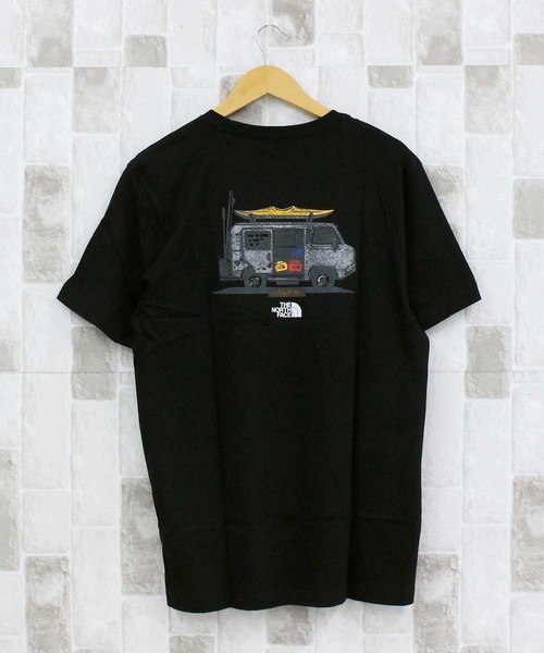 THE NORTH FACE(ザノースフェイス)の「エボリューション グラフィック バックプリント 半袖Tシャツ M EVOLUTION SHORT SLEEVE TEE- GRAPHIC(Tシャツ/カットソー・メンズ・ブラック/ホワイト系・XL/L/M)」の2枚目の写真