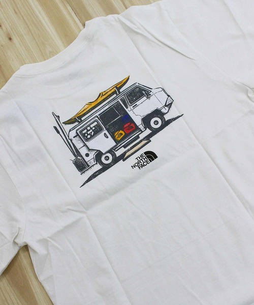 THE NORTH FACE(ザノースフェイス)の「エボリューション グラフィック バックプリント 半袖Tシャツ M EVOLUTION SHORT SLEEVE TEE- GRAPHIC(Tシャツ/カットソー・メンズ・ブラック/ホワイト系・XL/L/M)」の7枚目の写真