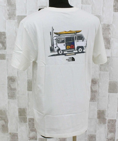 THE NORTH FACE(ザノースフェイス)の「エボリューション グラフィック バックプリント 半袖Tシャツ M EVOLUTION SHORT SLEEVE TEE- GRAPHIC(Tシャツ/カットソー・メンズ・ブラック/ホワイト系・XL/L/M)」の9枚目の写真