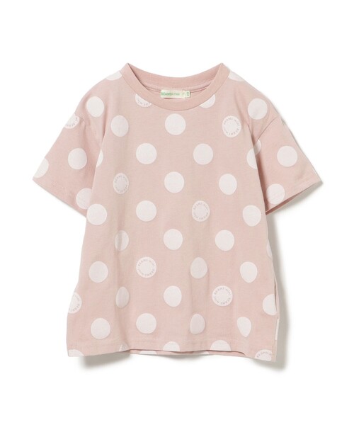 BEAMS mini(ビームスミニ)の「ドット Tシャツ 2026SS (90~140cm) 外遊び プチプラ 通園 通学(Tシャツ/カットソー・キッズ・サックスブルー/レッド系その他2・100/140/110/90/130/120)」の2枚目の写真