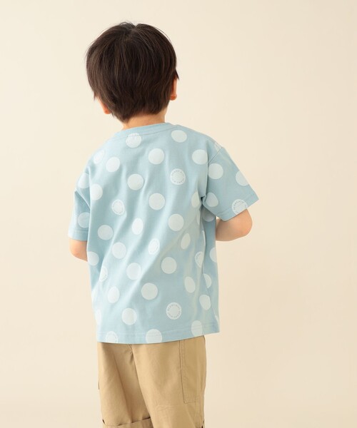 BEAMS mini(ビームスミニ)の「ドット Tシャツ 2026SS (90~140cm) 外遊び プチプラ 通園 通学(Tシャツ/カットソー・キッズ・サックスブルー/レッド系その他2・100/140/110/90/130/120)」の5枚目の写真