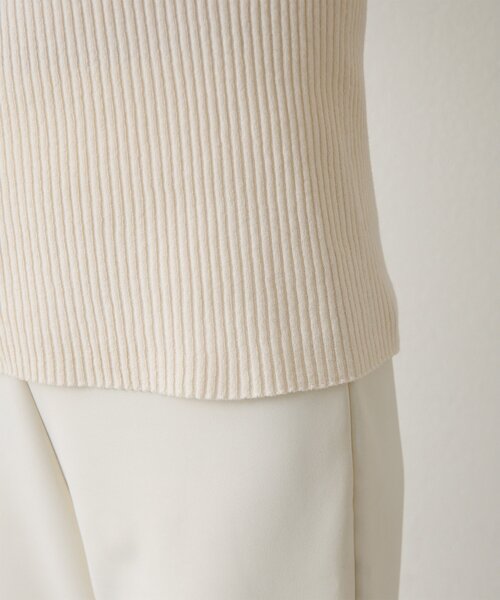 Whim Gazette（ウィムガゼット）の「ホールガーメントRIBプルオーバー（ニット/セーター・レディース・アイボリー/ネイビー・FREE）」の15枚目の写真