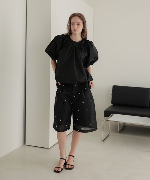 DONOBAN（ドノバン）の「フェアリーブラウス（シャツ/ブラウス・レディース・ホワイト系/ブラック/ホワイト・ONE SIZE）」の18枚目の写真