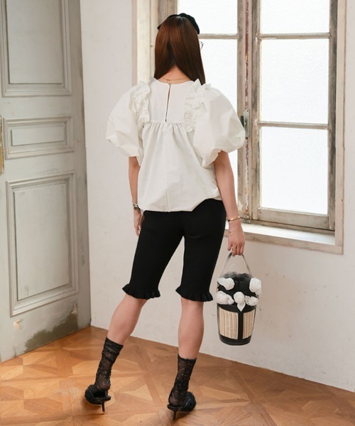DONOBAN（ドノバン）の「フェアリーブラウス（シャツ/ブラウス・レディース・ホワイト系/ブラック/ホワイト・ONE SIZE）」の22枚目の写真