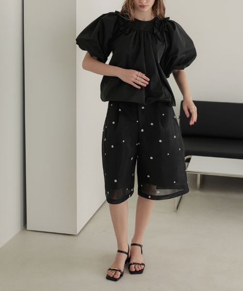 DONOBAN（ドノバン）の「フェアリーブラウス（シャツ/ブラウス・レディース・ホワイト系/ブラック/ホワイト・ONE SIZE）」の20枚目の写真