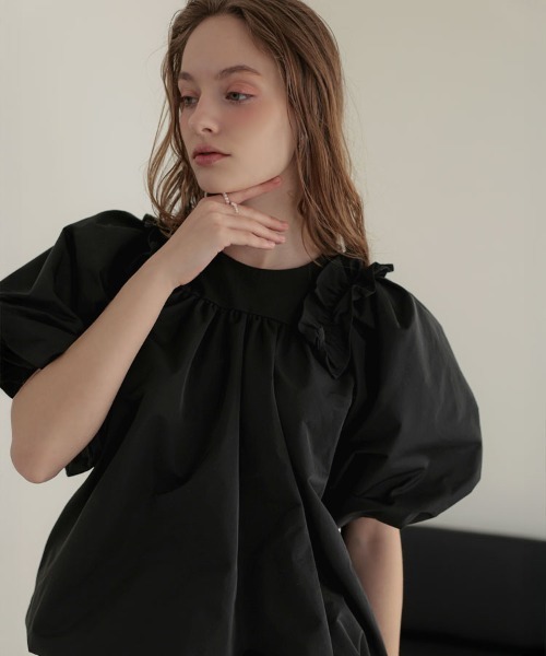 DONOBAN（ドノバン）の「フェアリーブラウス（シャツ/ブラウス・レディース・ホワイト系/ブラック/ホワイト・ONE SIZE）」の21枚目の写真