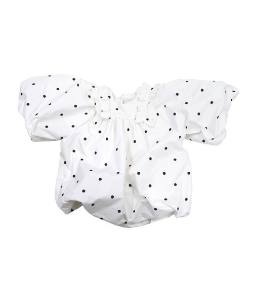 DONOBAN（ドノバン）の「フェアリーブラウス（シャツ/ブラウス・レディース・ホワイト系/ブラック/ホワイト・ONE SIZE）」の6枚目の写真