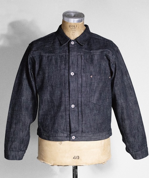 8(eight)(エイト)の「デニムジャケット 大戦モデル(デニムジャケット・メンズ・ブラック・42)」の1枚目の写真