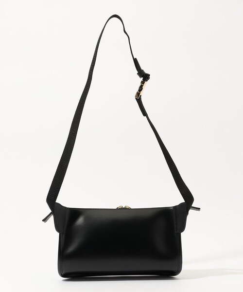 PIENI（ピエニ）の「PIENI WAIST BAG PVC×ピッグレザー ウエストバッグ（ボディバッグ/ウエストポーチ・メンズ・ブラック・FREE）」の4枚目の写真