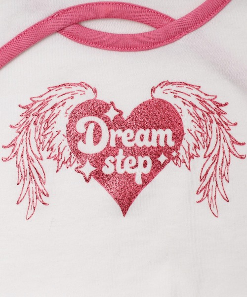 URBAN CHERRY(アーバンチェリー)の「【綿100%/吸水速乾】ハートエンジェルラメプリントカットクロップドTシャツ(Tシャツ/カットソー・キッズ・ホワイト/ブラック/ブルー・150cm/140cm/130cm/120cm/110cm)」の15枚目の写真