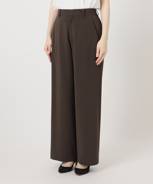 Spick & Span(スピックアンドスパン)の「《新色有り / 追加》ドライストレッチイージーパンツ(スラックス・レディース・ベージュ/ブラウン/ブラック・40/38/36/34)」の18枚目の写真